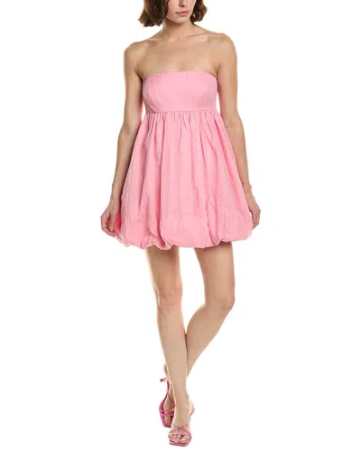 Bardot Benita Strapless Mini Dress In Pink