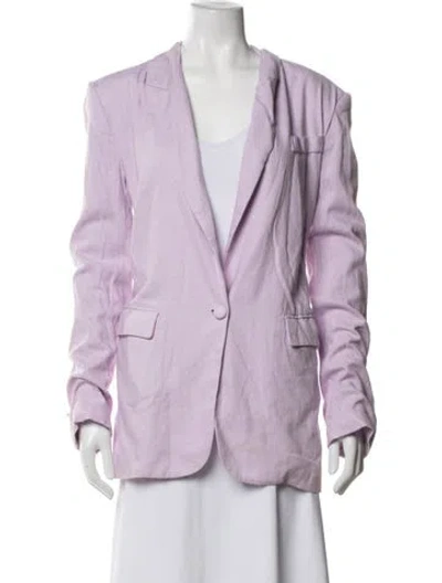 Pre-owned Bardot Blazer In Purple
