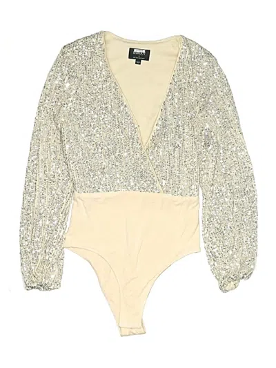 Pre-owned Bardot Bodysuit In Ivory