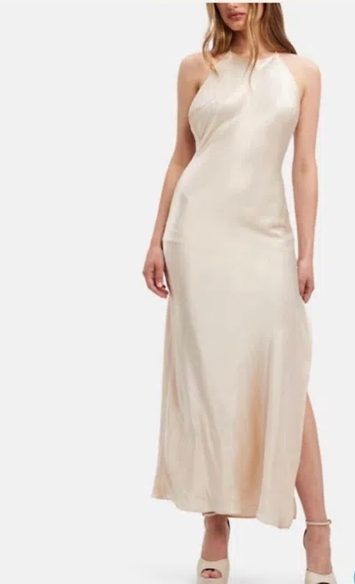Bardot Boston Slip Dress In Champagne In Neutral