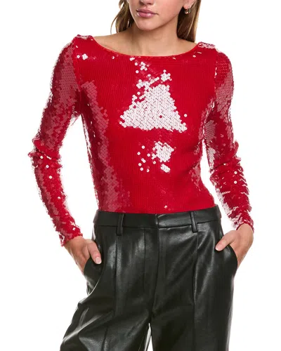 Bardot Brenna Sequin Bodysuit In Red