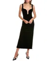 Bardot Brooklyn Midi Dress In Black