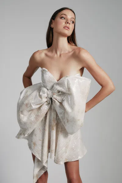 BARDOT BRYDIE BOW MINI DRESS