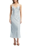 Bardot Brynlee Floral Slipdress In Baby Blue Floral