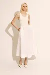 Bardot Bryony Lace Poplin Midi Dress In Orchid Wht