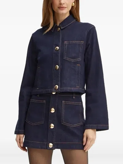 BARDOT BUTTONED DENIM JACKET