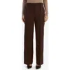 Bardot Callista Straight Leg Pants In Dark Choco