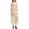 Bardot Cantara Ruffle Trim Maxi Dress