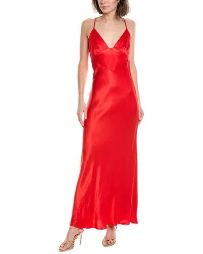 Bardot Capri Slip Dress In Red