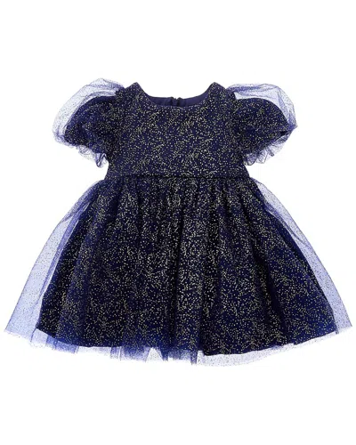 Bardot Kids' Carra Tulle Gown In Blue