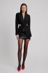 Bardot Cassian Cut Out Blazer In Black