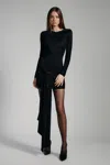 Bardot Cassidy Tie Front Dress In Black