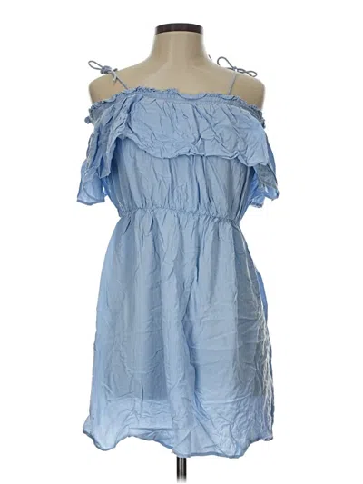 Pre-owned Bardot Casual Dress In Blue