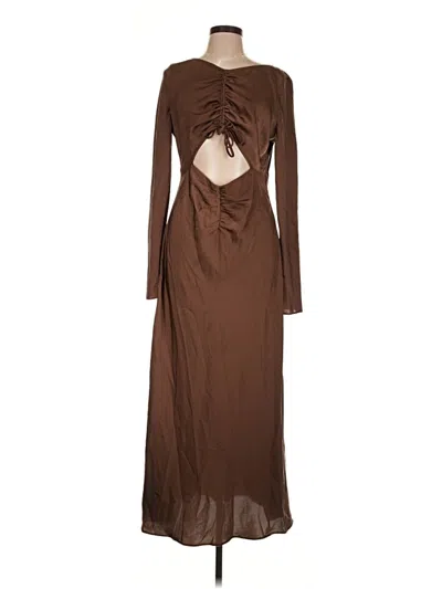 Pre-owned Bardot Casual Dress In Brown