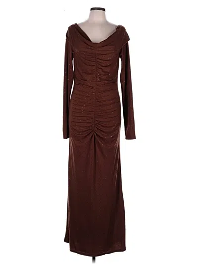 Pre-owned Bardot Casual Dress In Brown
