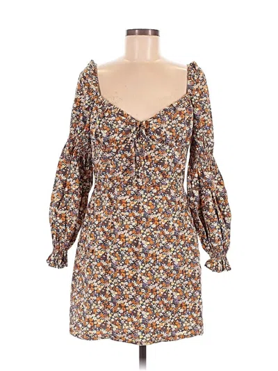 Pre-owned Bardot Casual Dress In Brown
