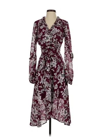 Pre-owned Bardot Casual Dress In Burgundy