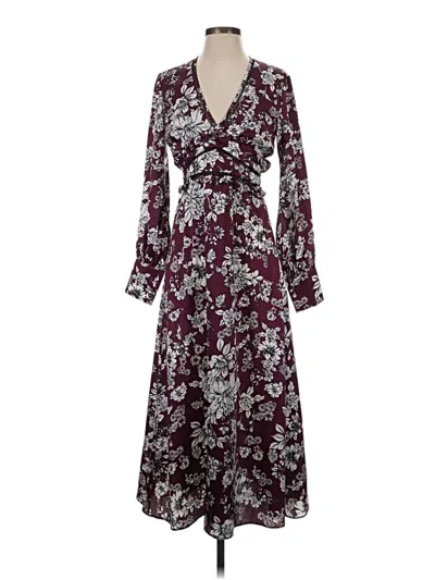 Pre-owned Bardot Casual Dress In Burgundy