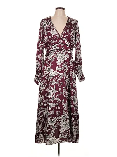 Pre-owned Bardot Casual Dress In Burgundy