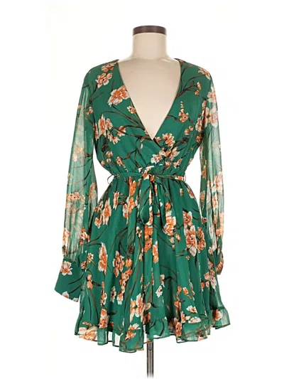 Pre-owned Bardot Casual Dress In Green