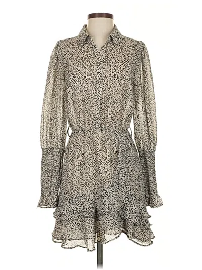 Pre-owned Bardot Casual Dress In White