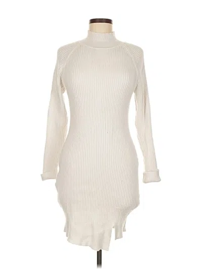 Pre-owned Bardot Casual Dress In White
