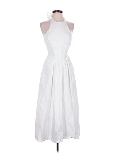 Pre-owned Bardot Casual Dress In White
