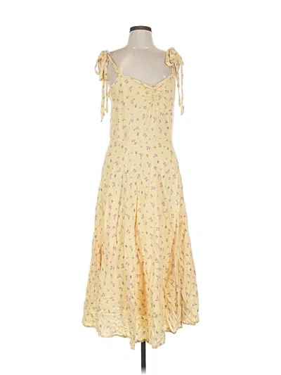 Pre-owned Bardot Casual Dress In Yellow