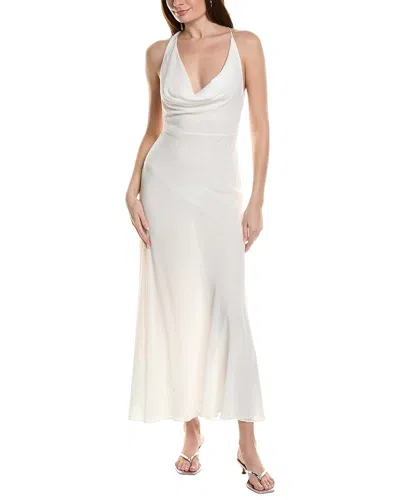 Bardot Cherie Cowl Neck Maxi Dress In Orchid Wht