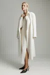Bardot Classic Oversized Coat In White