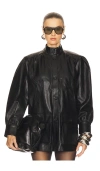 Bardot Clements Vegan Leather Jacket In Black