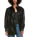 Bardot Clements Vegan Leather Jacket In Black