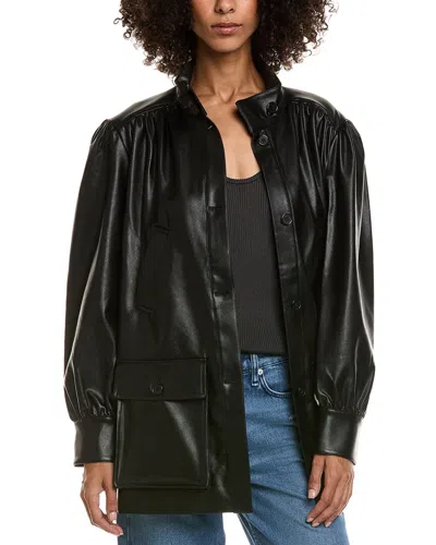 BARDOT CLEMENTS VEGAN LEATHER JACKET