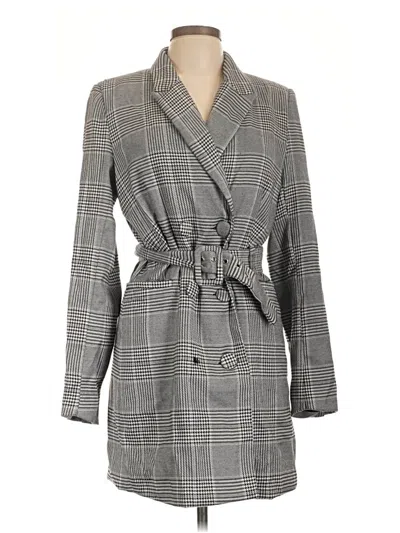 Pre-owned Bardot Coat In Gray