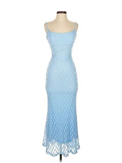 Pre-owned Bardot Cocktail Dress In Blue