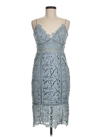 Pre-owned Bardot Cocktail Dress In Blue