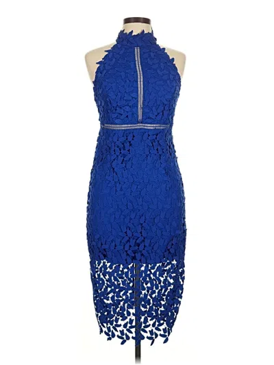 Pre-owned Bardot Cocktail Dress In Blue