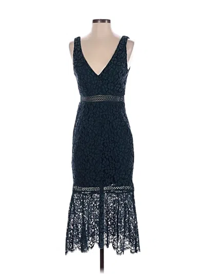 Pre-owned Bardot Cocktail Dress In Blue