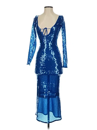 Pre-owned Bardot Cocktail Dress In Blue