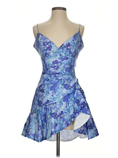 Pre-owned Bardot Cocktail Dress In Blue