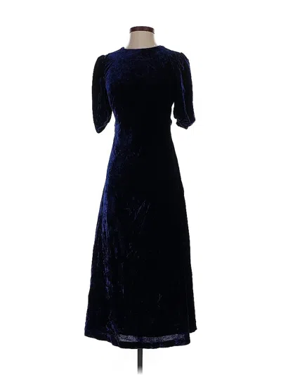 Pre-owned Bardot Cocktail Dress In Blue