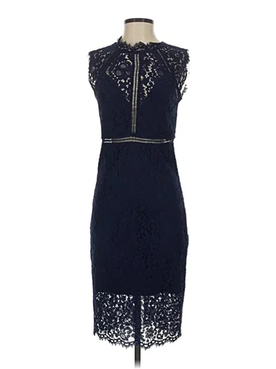 Pre-owned Bardot Cocktail Dress In Blue