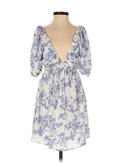 Pre-owned Bardot Cocktail Dress In Blue