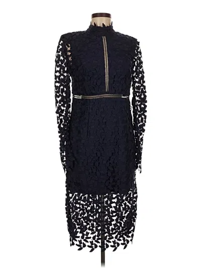 Pre-owned Bardot Cocktail Dress In Blue