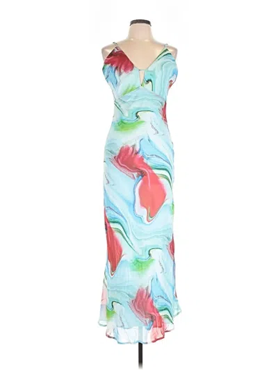 Pre-owned Bardot Cocktail Dress In Blue