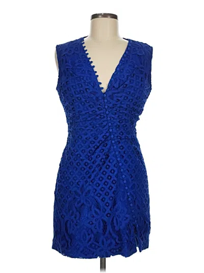 Pre-owned Bardot Cocktail Dress In Blue