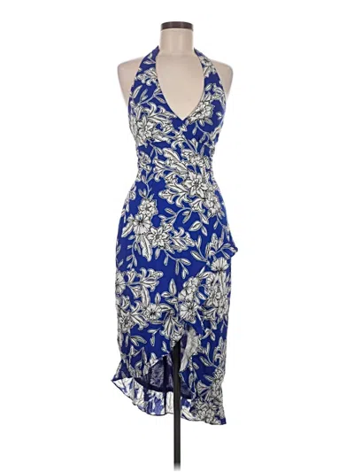 Pre-owned Bardot Cocktail Dress In Blue