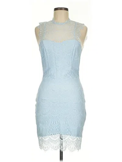 Pre-owned Bardot Cocktail Dress In Blue