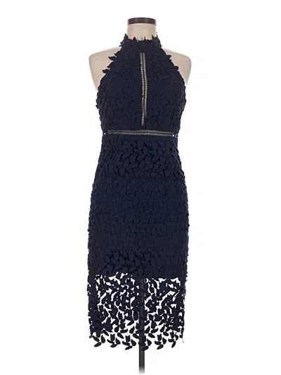 Pre-owned Bardot Cocktail Dress In Blue