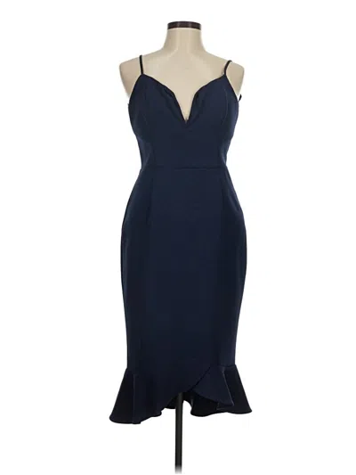 Pre-owned Bardot Cocktail Dress In Blue